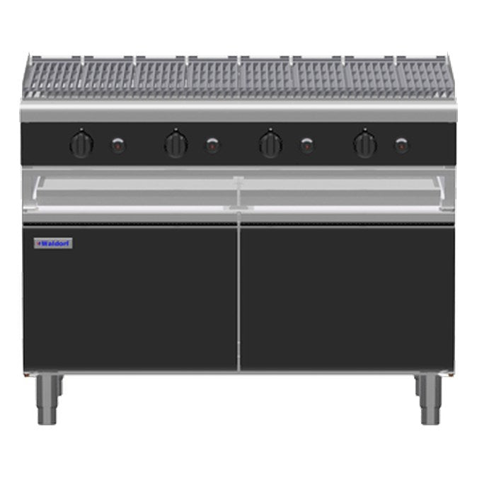 Waldorf Bold 1200mm Gas Chargrill Low Back Version - Cabinet Base - CHLB8120G-CD