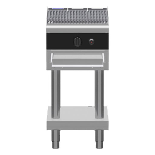 Waldorf Bold 450mm Gas Chargrill Low Back Version - Leg Stand - CHLB8450G-LS