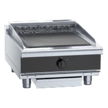 Waldorf Bold 600mm Electric Chargrill Low Back Version - Bench Model - CHLB8600ED-B