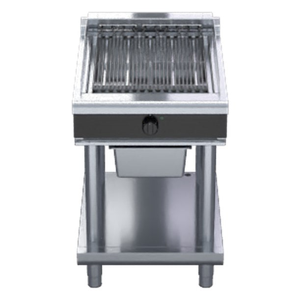 Waldorf Bold 600mm Electric Chargrill Low Back Version - Leg Stand - CHLB8600ED-LS