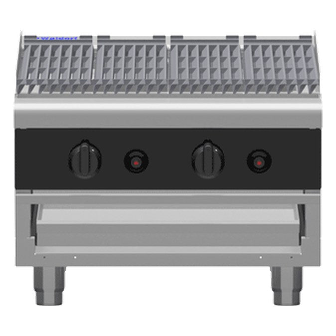 Waldorf Bold 600mm Gas Chargrill Low Back Version - Bench Model - CHLB8600G-B