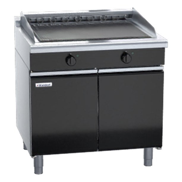Waldorf Bold 900mm Electric Chargrill Low Back Version - Cabinet Base - CHLB8900ED-CD