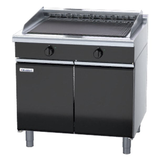 Waldorf Bold 900mm Electric Chargrill Low Back Version - Cabinet Base - CHLB8900ED-CD