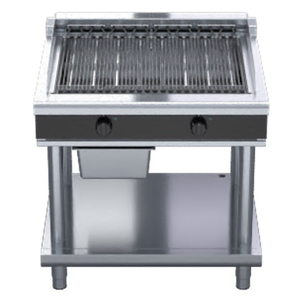 Waldorf Bold 900mm Electric Chargrill Low Back Version - Leg Stand - CHLB8900ED-LS