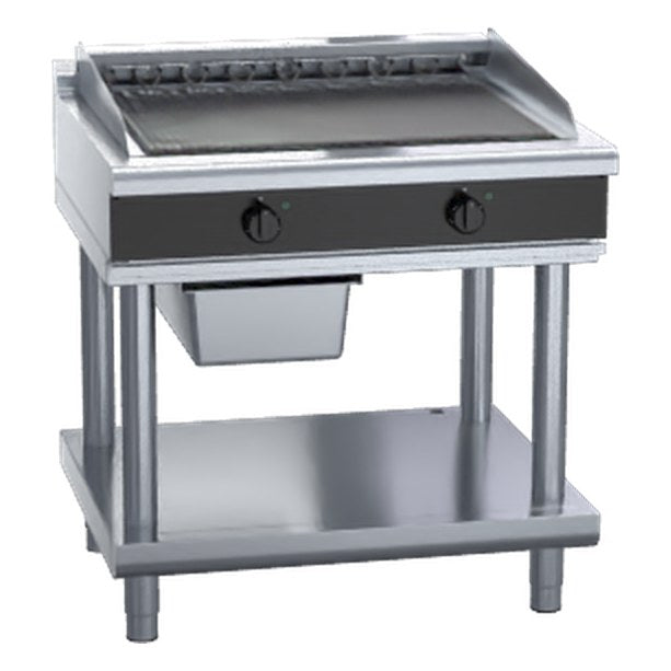 Waldorf Bold 900mm Electric Chargrill Low Back Version - Leg Stand - CHLB8900ED-LS