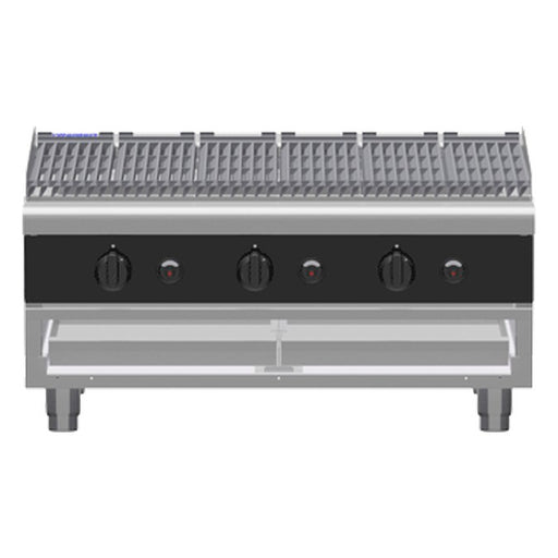 Waldorf Bold 900mm Gas Chargrill Low Back Version - Bench Model - CHLB8900G-B