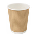PakMax KRAFT 16oz Corrugated Hot Paper Cup - CHPC-90-16K