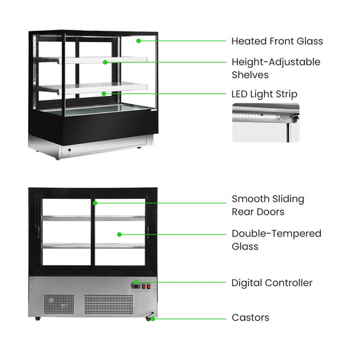 Bonvue Elite Cold Displays with 2 shelves - CL1200-2S