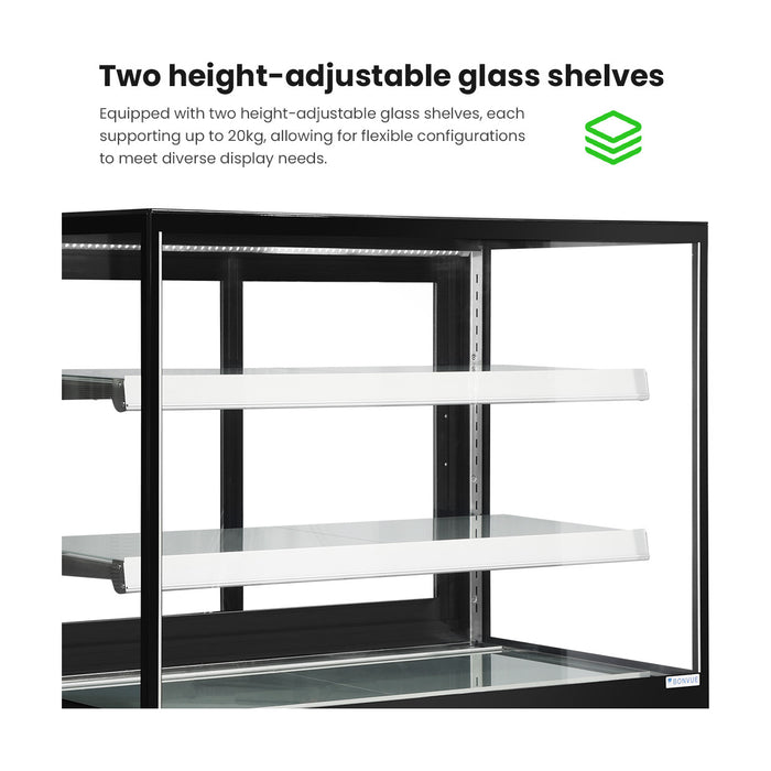 Bonvue Elite Cold Displays with 2 shelves - CL1200-2S