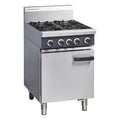 Cobra 600mm Four Burner Gas Range Static Oven - CR6D