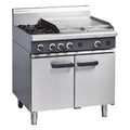 Cobra 900mm Two Burner / Griddle Gas Range Static Oven - CR9B