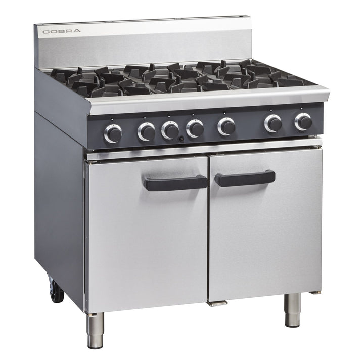 Cobra 900mm Six Burner Gas Range Static Oven - CR9D