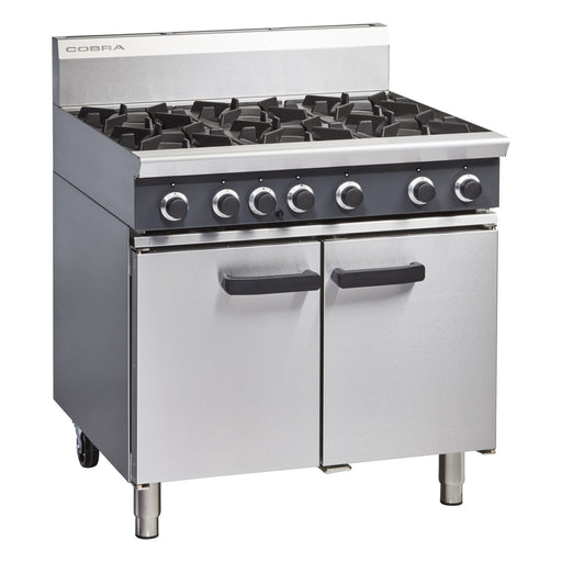 Cobra 900mm Six Burner Gas Range Static Oven - CR9D
