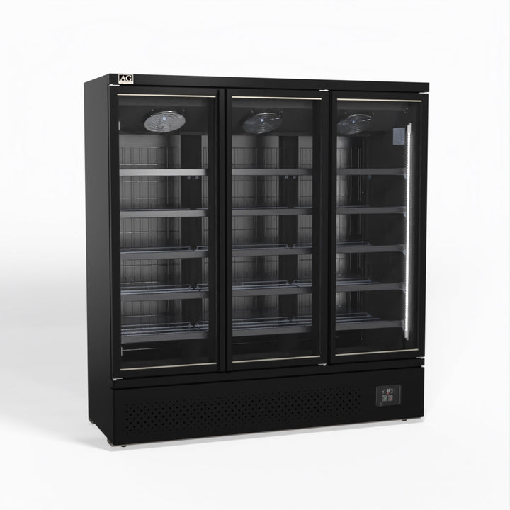 AG Supermarket Three Glass Doors Upright Display Fridge 1539L - CSB1500