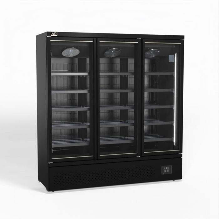 AG Supermarket Three Glass Doors Upright Display Fridge 1539L - CSB1500