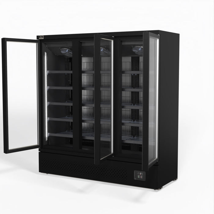 AG Supermarket Three Glass Doors Upright Display Fridge 1539L - CSB1500