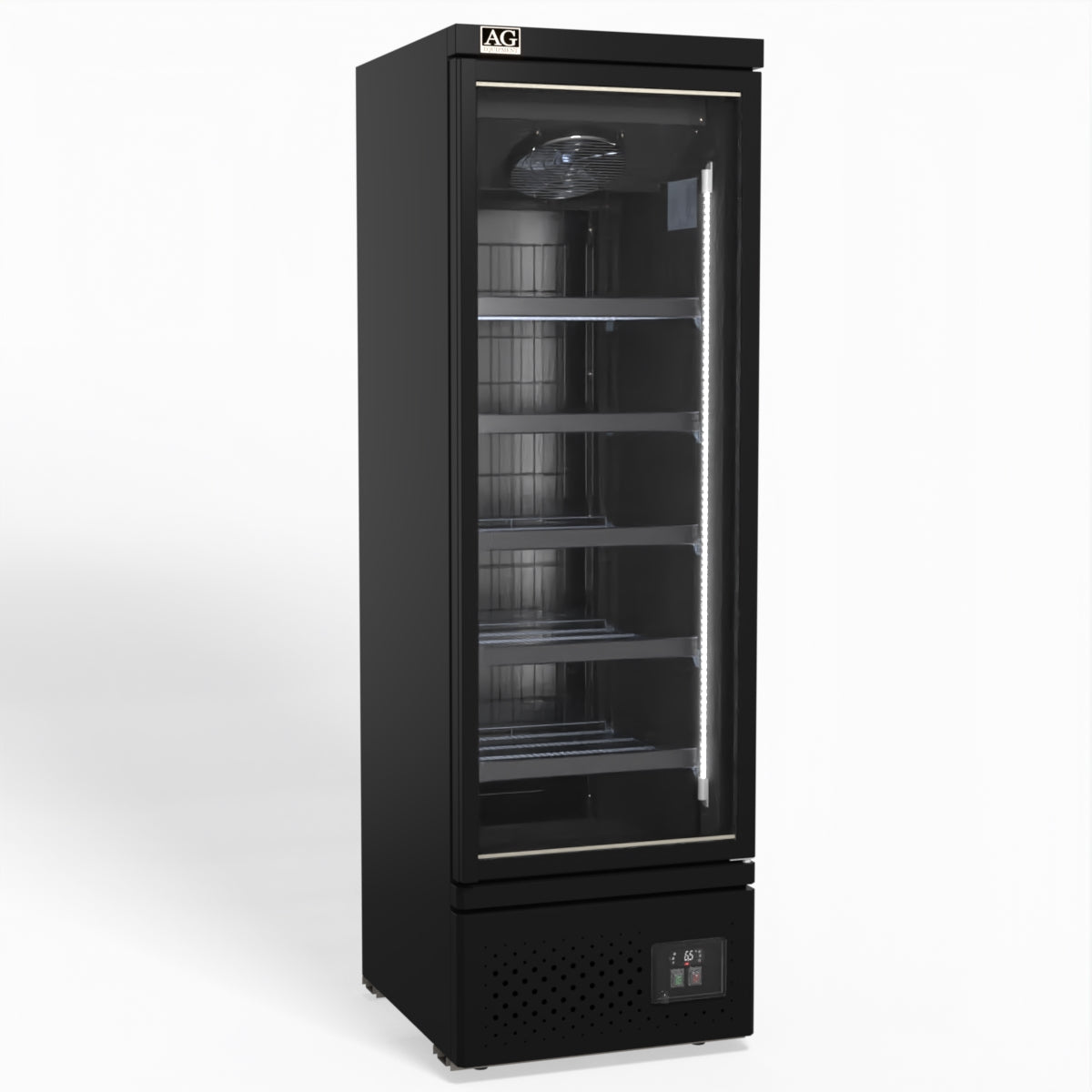 AG Supermarket Single Glass Door Upright Display Fridge 450L - CSB450