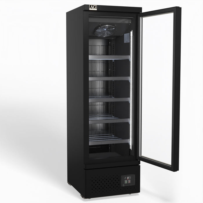 AG Supermarket Single Glass Door Upright Display Fridge 450L - CSB450