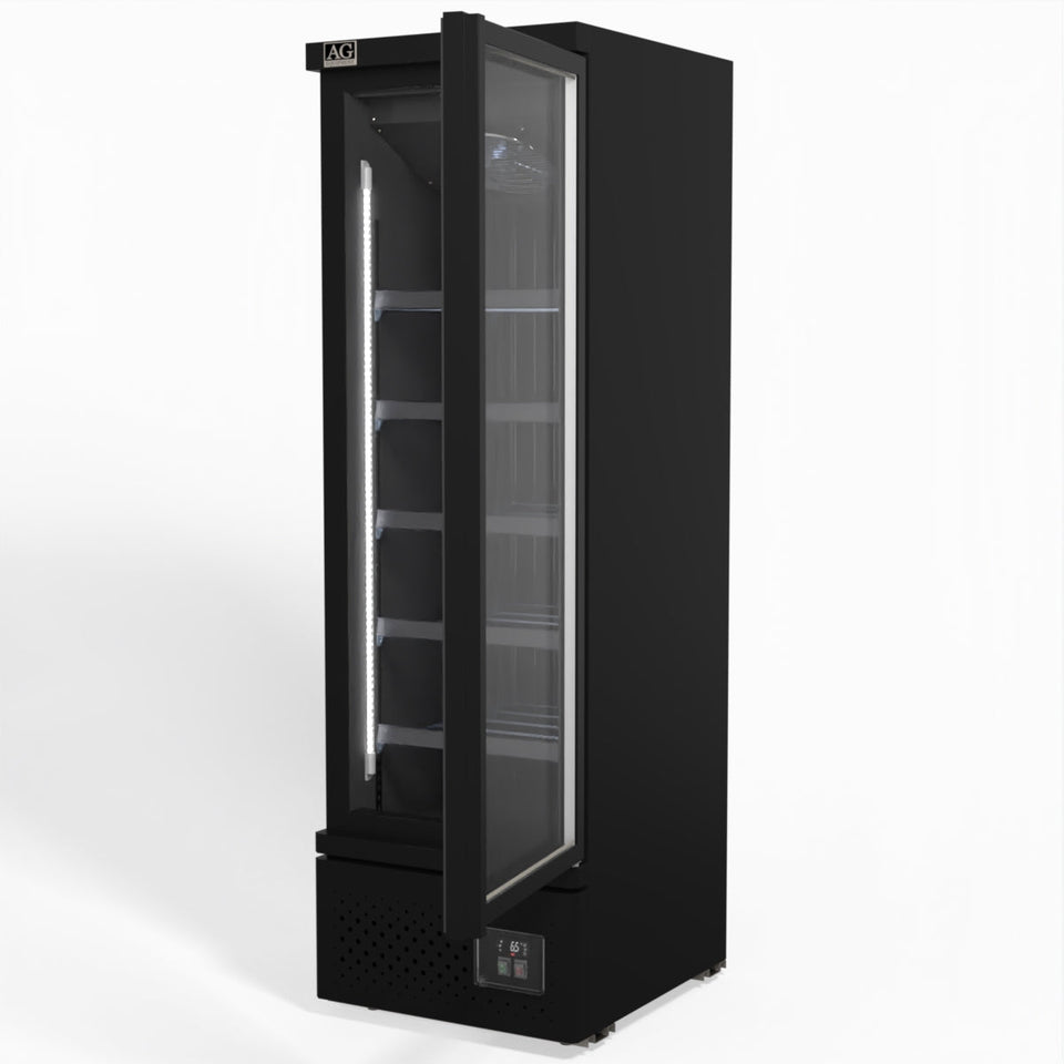 AG Supermarket Single Glass Door Upright Display Fridge 450L - CSB450