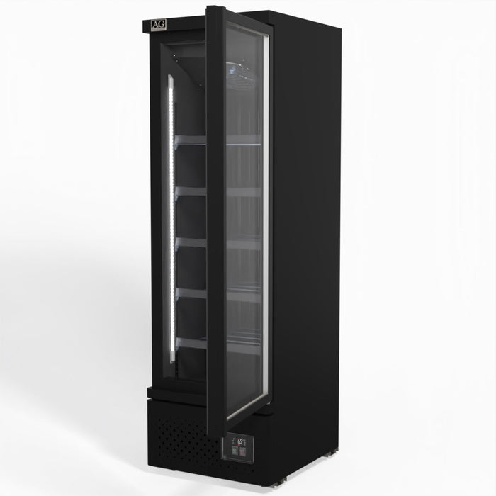 AG Supermarket Single Glass Door Upright Display Fridge 450L - CSB450