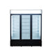 AG Triple Door Upright Display Fridge - Glass Door 1500L - CU1500TNG
