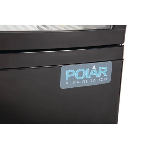 Polar C-Series Energy Efficient Curved Door Display Fridge Black 86L - CX574-A