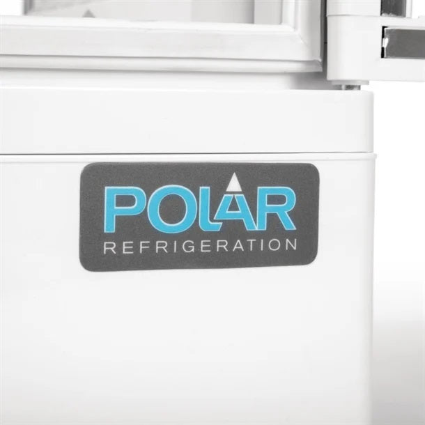Polar C-Series Energy Efficient Curved Door Display Fridge White 86L - CX576-A