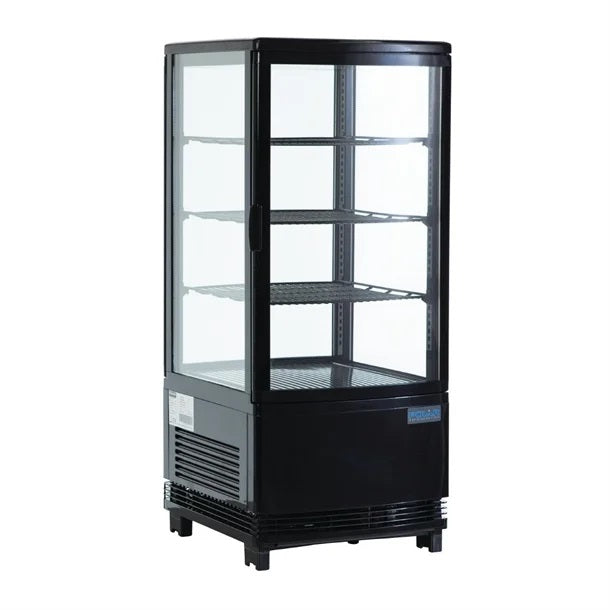Polar C-Series Energy Efficient Display Fridge Black 68L - CX577-A