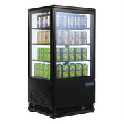 Polar C-Series Energy Efficient Display Fridge Black 68L - CX577-A