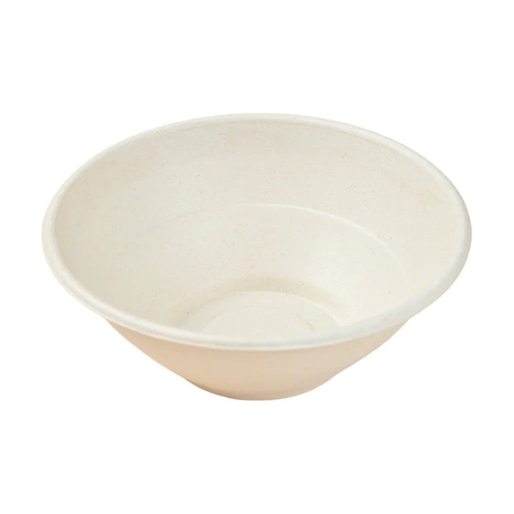 PakMax 40oz Deep Sugarcane Bowl - DB-198-40W