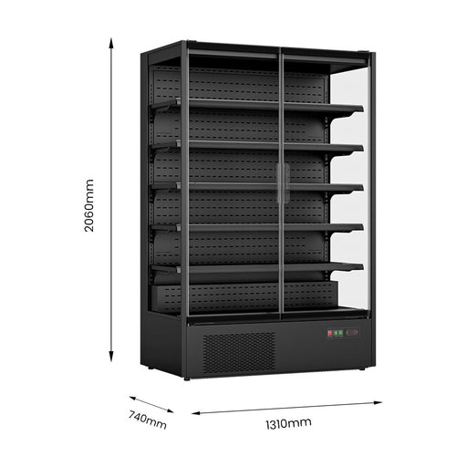 Thermaster Supermarket Panorama 2 Door Chiller Display 1250L - DC-125B