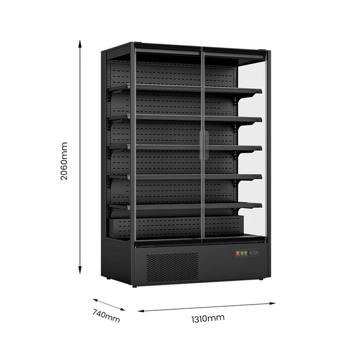 Thermaster Supermarket Panorama 2 Door Chiller Display 1250L - DC-125B