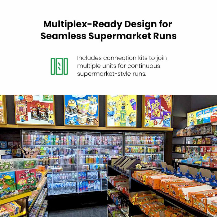 Thermaster Supermarket Panorama 2 Door Chiller Display 1250L - DC-125B