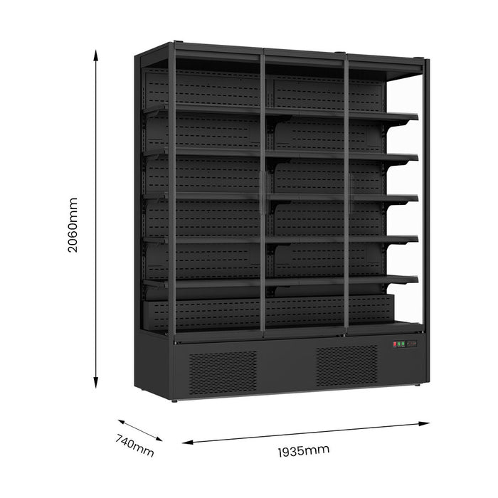 Thermaster Supermarket Panorama 3 Door Chiller Display 1875L - DC-187B
