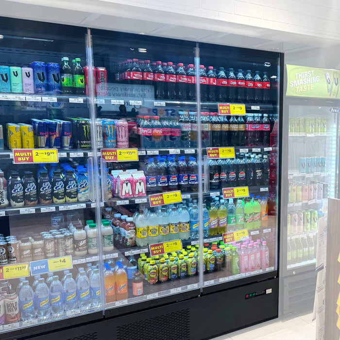 Thermaster Supermarket Panorama 3 Door Chiller Display 1875L - DC-187B