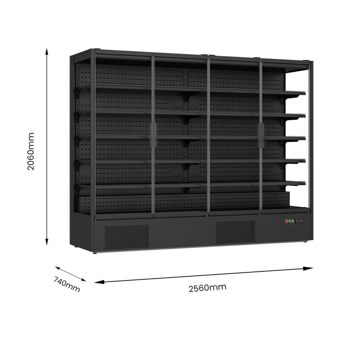Thermaster Supermarket Panorama 4 Door Chiller Display 2500L - DC-250B