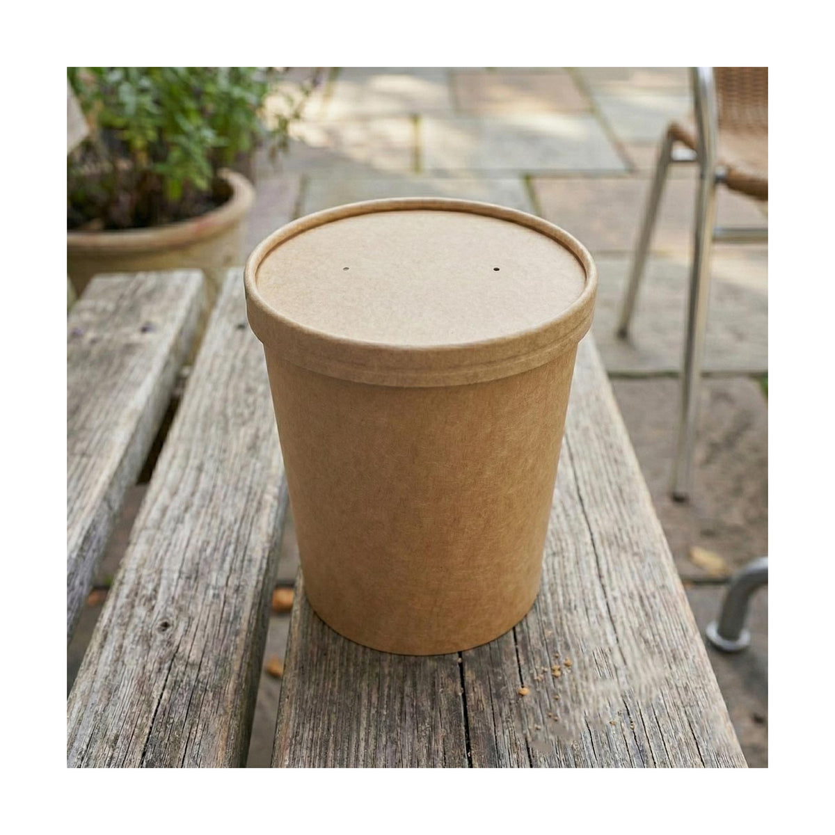 PakMax KRAFT 20oz Paper Deli Container - DELI-115-20K