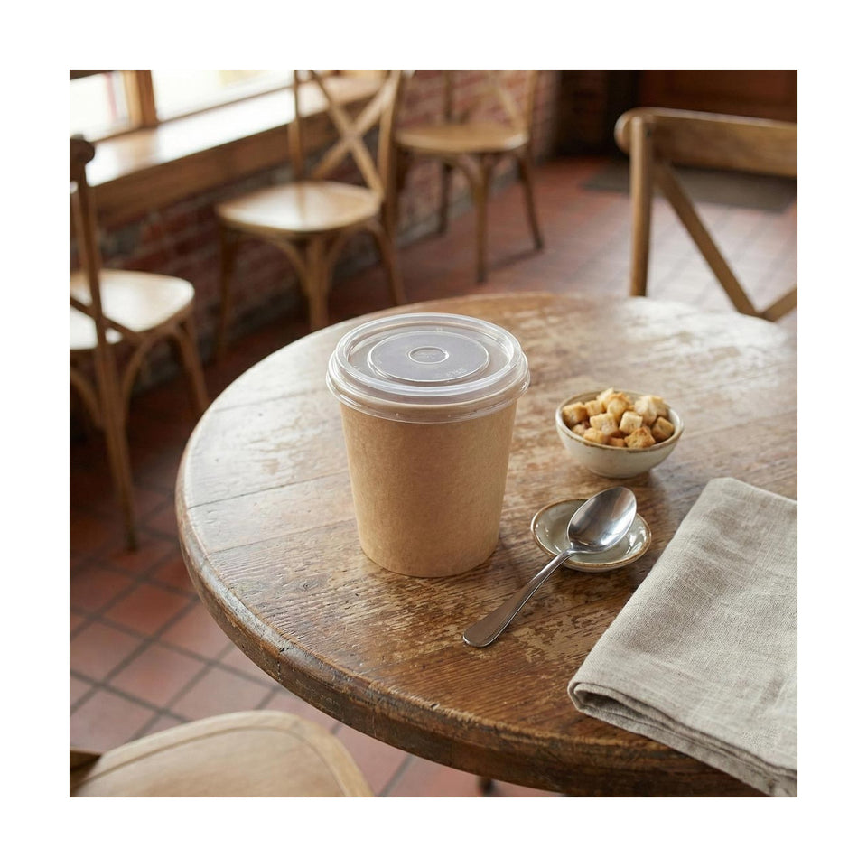PakMax KRAFT 20oz Paper Deli Container - DELI-115-20K
