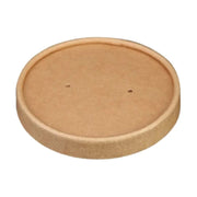 PakMax 115mm Kraft Paper Lid Fit for 20/26/32oz Paper Deli Container - DELI-115-KP-LID