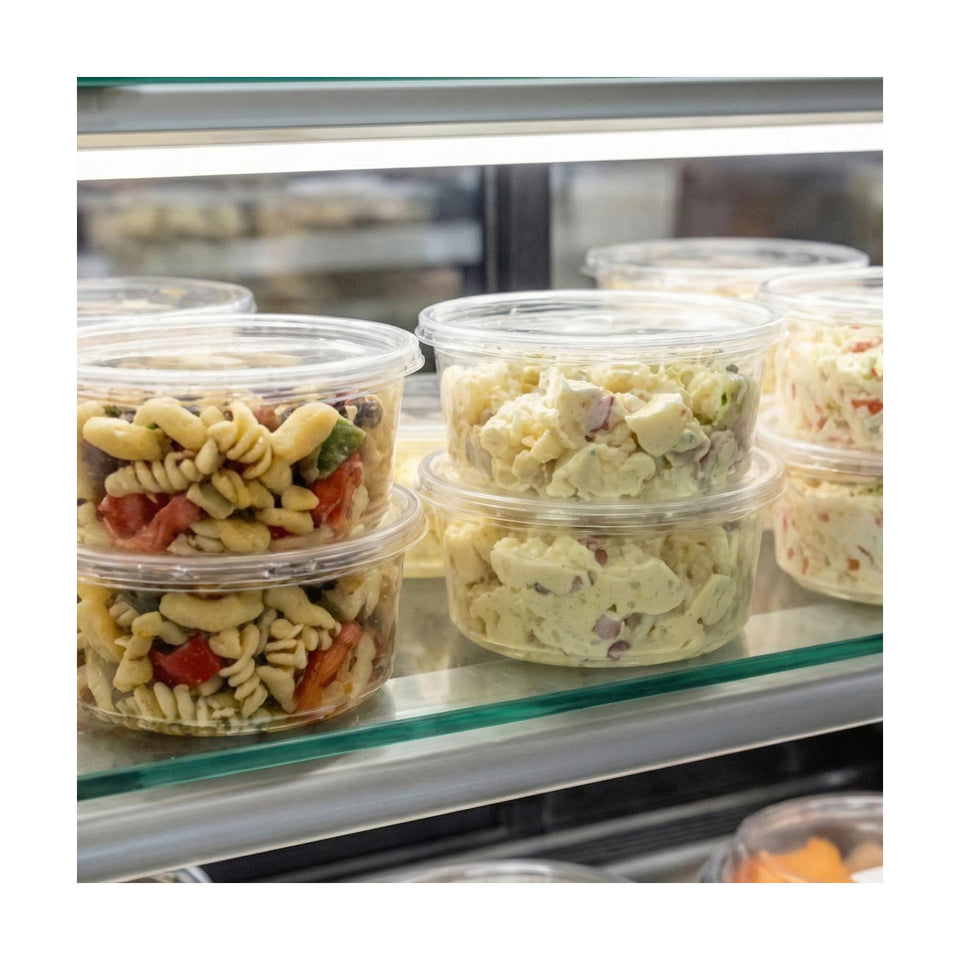 PakMax 117mm 12oz PET Deli Container DELI-117-12C