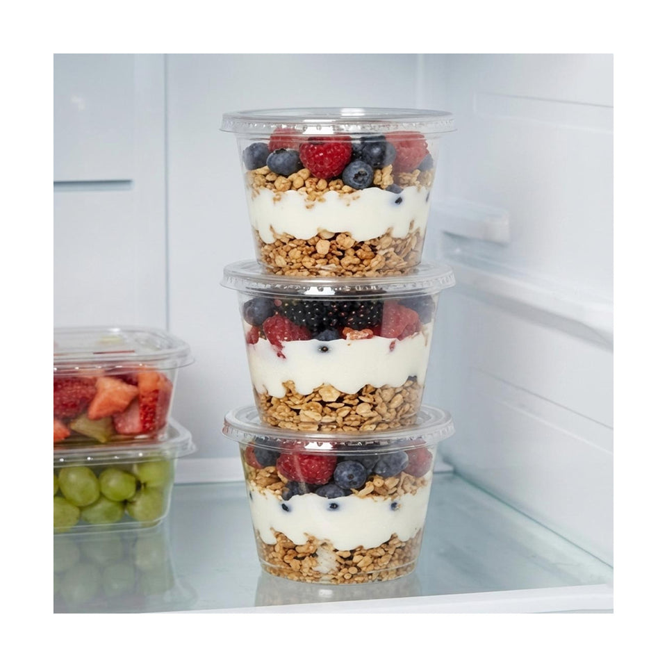 PakMax 117mm 16oz PET Deli Container - DELI-117-16C