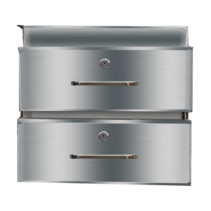 Modular Systems Stainless Steel Double Drawer 480x503x410 - DR-02/A