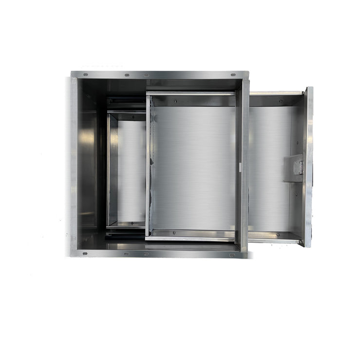Modular Systems Stainless Steel Double Drawer 480x503x410 - DR-02/A