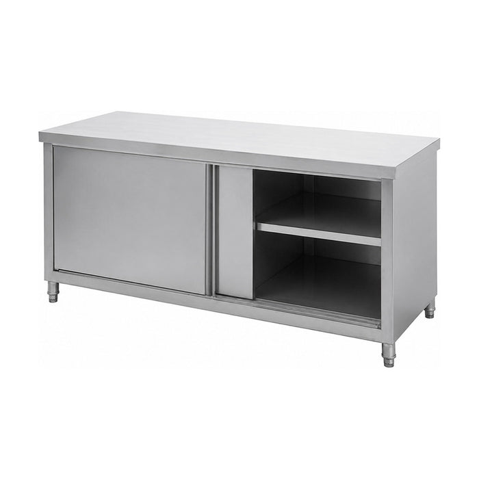 Modular Systems Stainless Steel Kitchen Tidy Workbench Cabinet 1500mm - DTHT6-1500-H
