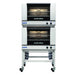 Turbofan Full Size Tray Manual Electric Convection Ovens Double Stacked - E27M2/2