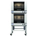 Turbofan Full Size Tray Manual Electric Convection Ovens Double Stacked - E28M4/2