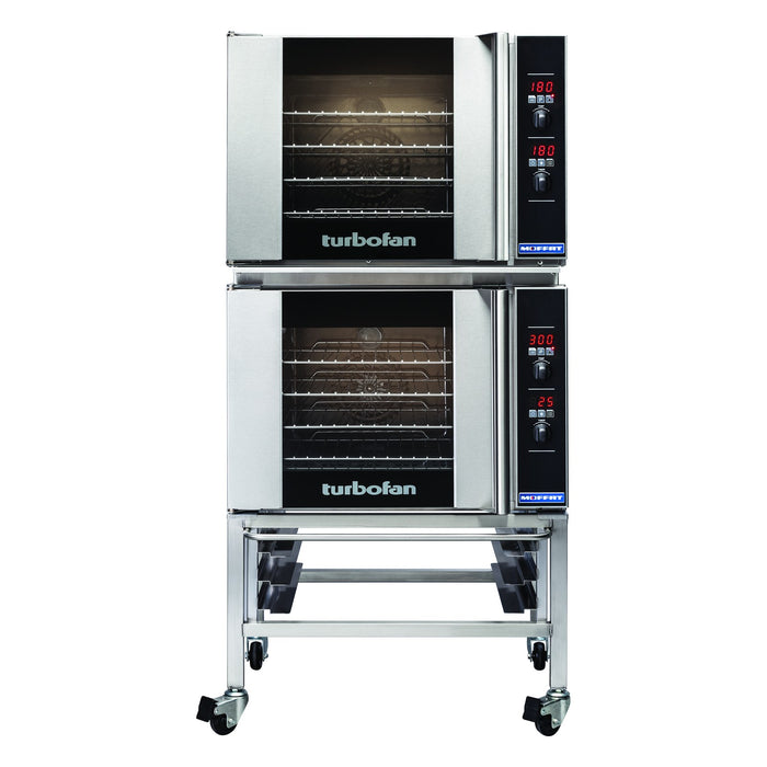 Turbofan Full Size Tray Digital Electric Convection Ovens Double Stacked - E31D4/2