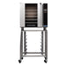 Turbofan 2 x E32T4 Electric Convection Ovens Double Stacked with castor base stand - E32T4/2C