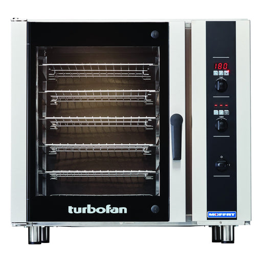 Turbofan Full Size Digital / Electric Convection Ovens with Adjustable Feet Base Stand Double Stacked - E35D6-30/2