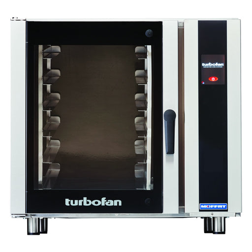Turbofan Full Size Electric Convection Oven Touch Screen Control with Adjustable Feet Base Stand Double Stacked - E35T6-30/2